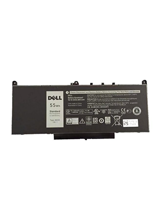 Replacement Battery For Dell Latitude E7270/E7470 Black