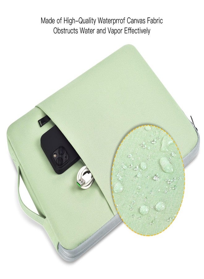 أي كامو حقيبة كمبيوتر محمول مقاس 14 بوصة لأجهزة HP Lenovo Acer Dell Chromebook/Stream/Aspire 3 وLenovo IdeaPad/ThinkPad وASUS Chromebook/Vivobook Go وDell Latitude 7490، باللون الأخضر - Image 5