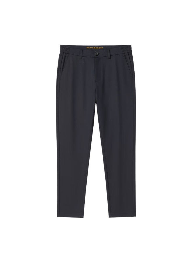 Wendao Business Casual Series New Commuter Versatile Straight-leg Men's Pants K9013, Royal Blue Trousers, Size 31