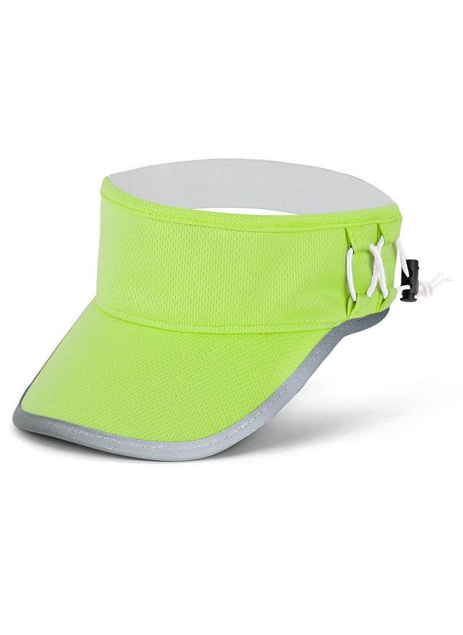 Gone For a Run - Ultralight Visor With Runtechnology Moisture Wicking And Reflective Sports Visor Safety Yellow - Image 1