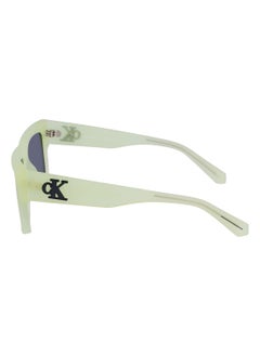 Calvin Klein Jeans Unisex Rectangular Sunglasses - CKJ23642S-745-5419 - Lens Size: 54 Mm  - Image 4