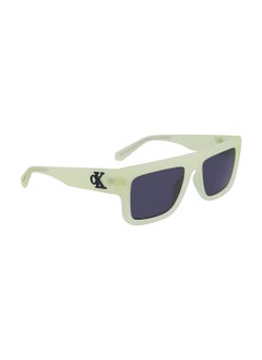 Calvin Klein Jeans Unisex Rectangular Sunglasses - CKJ23642S-745-5419 - Lens Size: 54 Mm  - Image 2