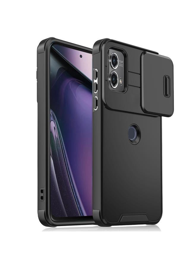 اس-توب جراب لهاتف Motorola Moto G Stylus 5G 2023 مزود بدرع كاميرا منزلق مصنوع من مادة TPU + PC - Image 1
