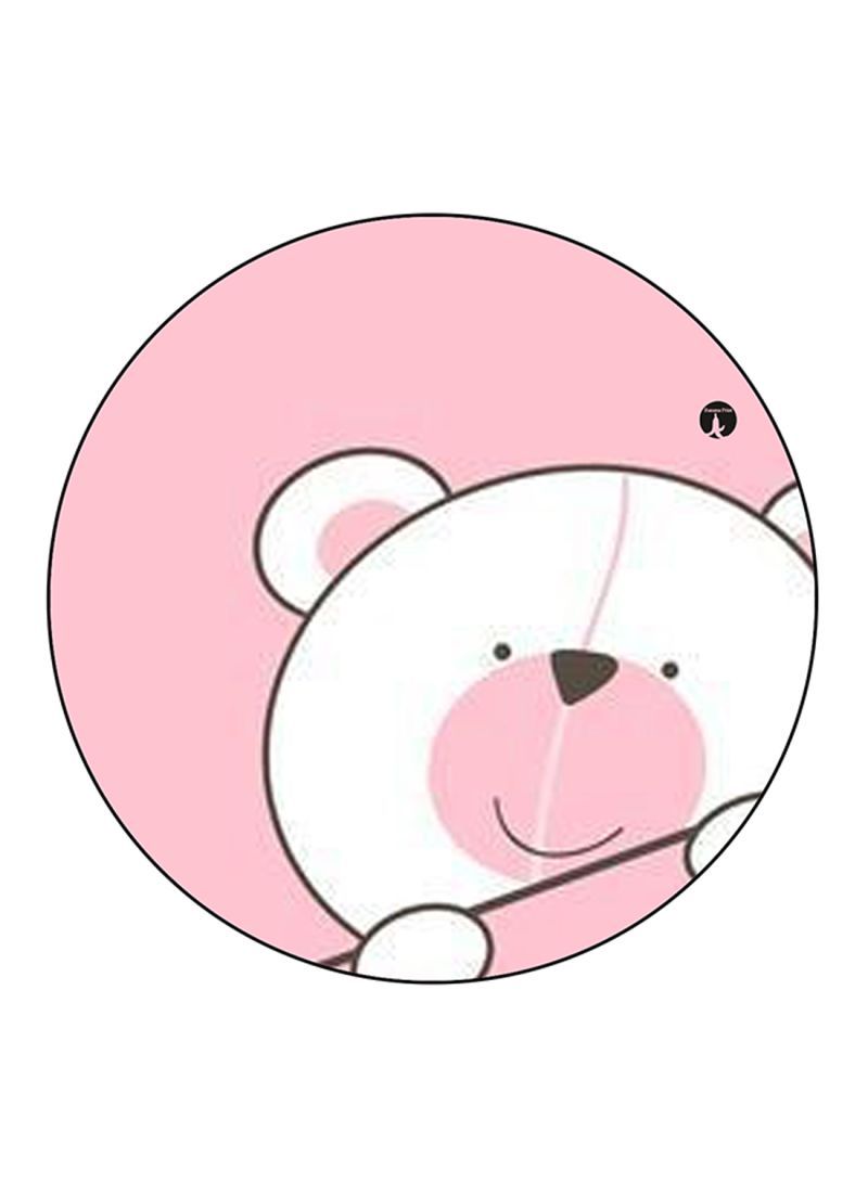 RKN Bear Printed Pin Pink/White - Image 2