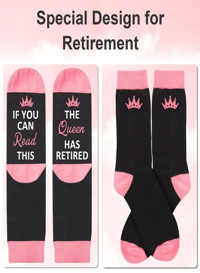 Juesly هدايا تقاعد من جوسلي للنساء، جوارب مرحة، صندوق هدايا جاهز للإهداء - Image 2