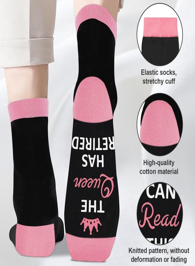 Juesly هدايا تقاعد من جوسلي للنساء، جوارب مرحة، صندوق هدايا جاهز للإهداء - Image 3