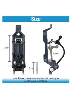 Generic Mount for Roof Rack, Metal Rubber Clamps, Wall Mounting Brackets, Shovel Holder Clamp Wall Mount Kit Car Accessories for Roof Rack, Boats, Military Equipment, Axe, Patent Protection  - Image 3