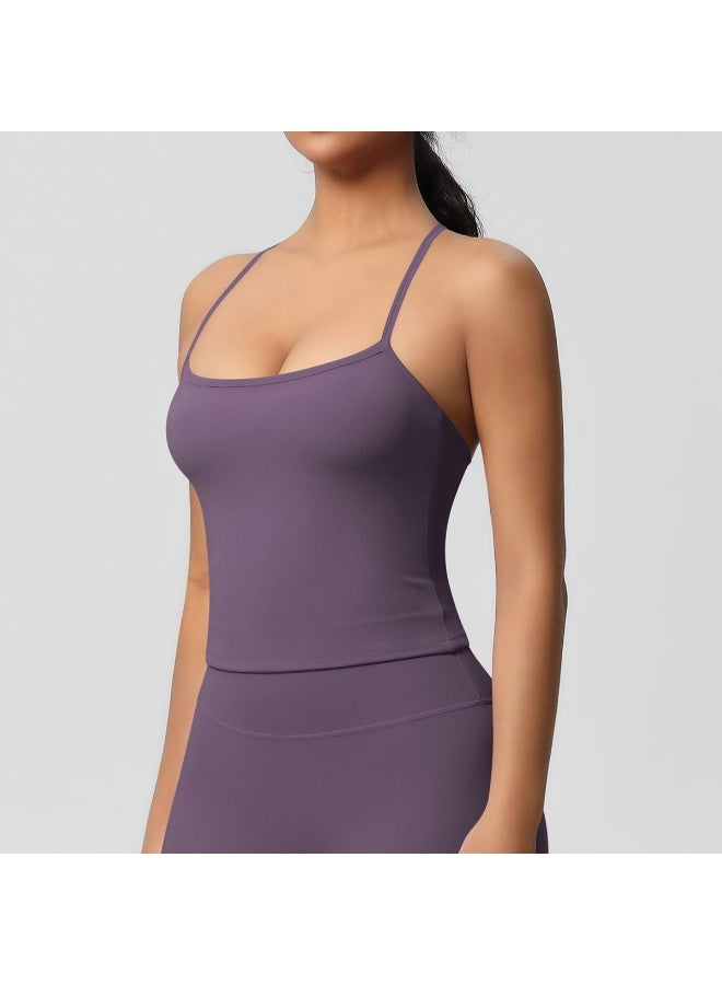 KUYING Beautiful Back Yoga Suit Quick Drying Top Running Sports Vest Slim Fit Fitness Suit Yoga Clothing Sportwear Woman Top - Image 2