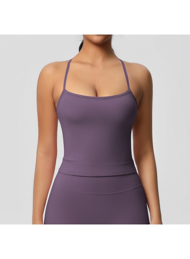 KUYING Beautiful Back Yoga Suit Quick Drying Top Running Sports Vest Slim Fit Fitness Suit Yoga Clothing Sportwear Woman Top - Image 1