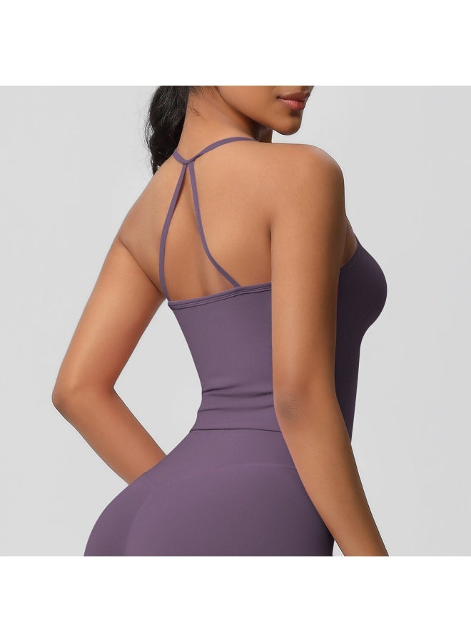 KUYING Beautiful Back Yoga Suit Quick Drying Top Running Sports Vest Slim Fit Fitness Suit Yoga Clothing Sportwear Woman Top - Image 4