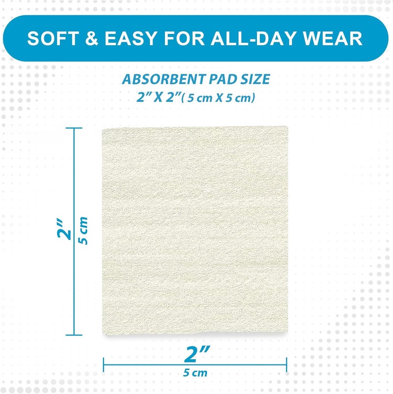 MedVance Collagen Dressing Pads Comfortable and Easy to Wear Wound Dressings Highly Effective and Long Lasting Protection Over The Counter Box of 5 dressings 2x2 - Image 3