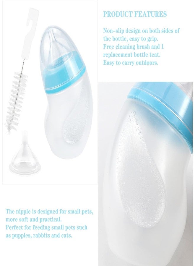 YOLUFER Pet Feeding Bottle Pet Nurser Bottle Feeding Nipple Bottle for Kitten Puppy Small Animals 180ML - Image 3