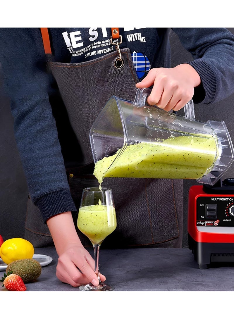 SILVER CREST 2-in-1 Countertop Blender Juicer | High-Speed Smoothie Maker & Juice Extractor | Commercial-Grade, Powerful Blender with Stainless Steel Blades | Multi-Functional, Dishwasher-Safe | Portable Blender for Home & Professional Use - Image 4