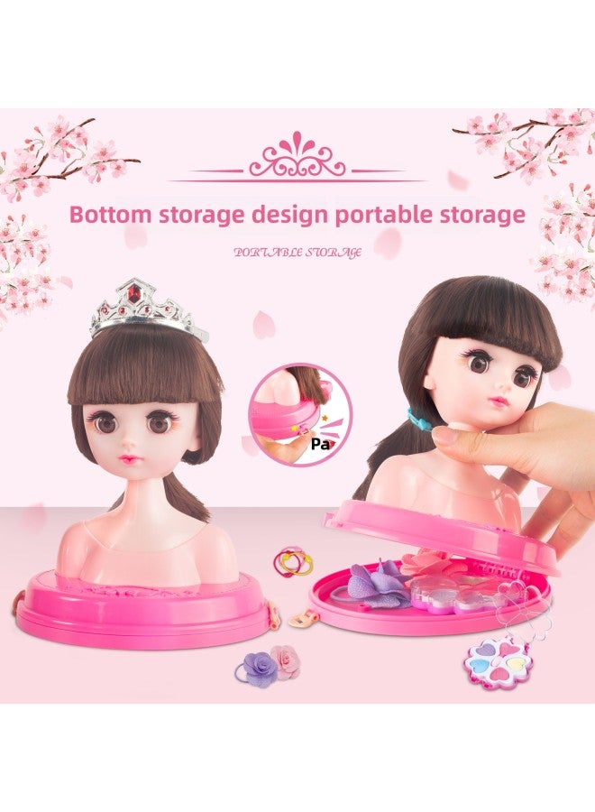 Children's Cosmetic Toy Makeup Doll Hair Combing Doll Playhouse Princess Girl Birthday Gift-Color:229B-6 - Image 5