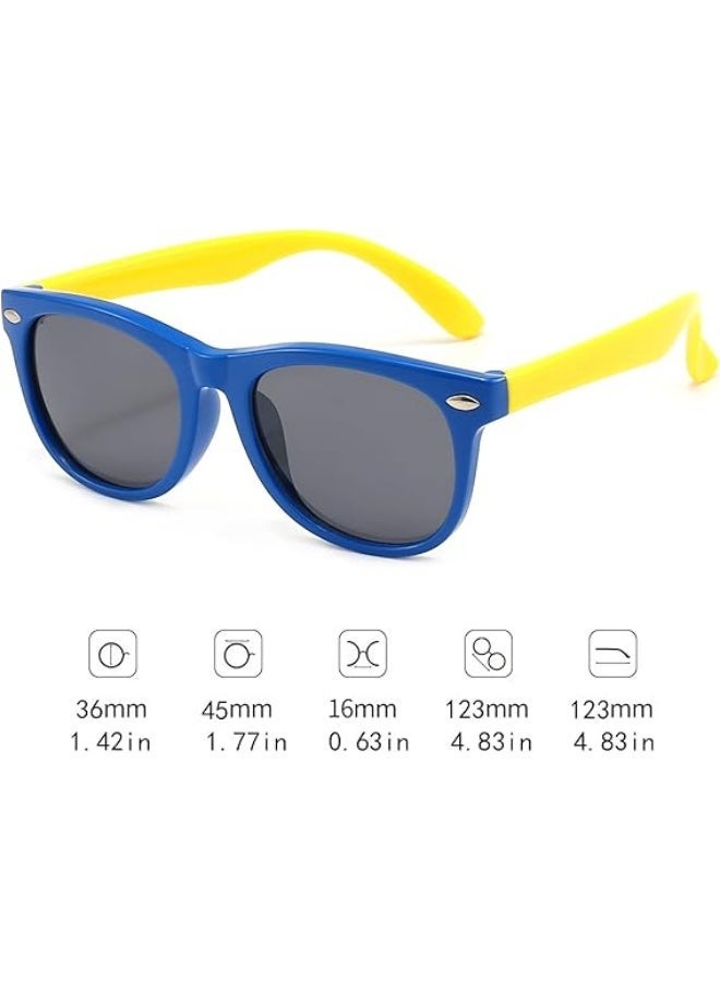 3 Pack kids sunglasses for Boys Girls Kids Polarized Sunglasses - Image 4