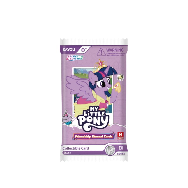 Kayou My Little Pony Friendship Eternal Cards, Fun Moment Edition, English Series 1, Display Box with 12 Packs, 127 Cards, 7 Rarity Levels - Image 2