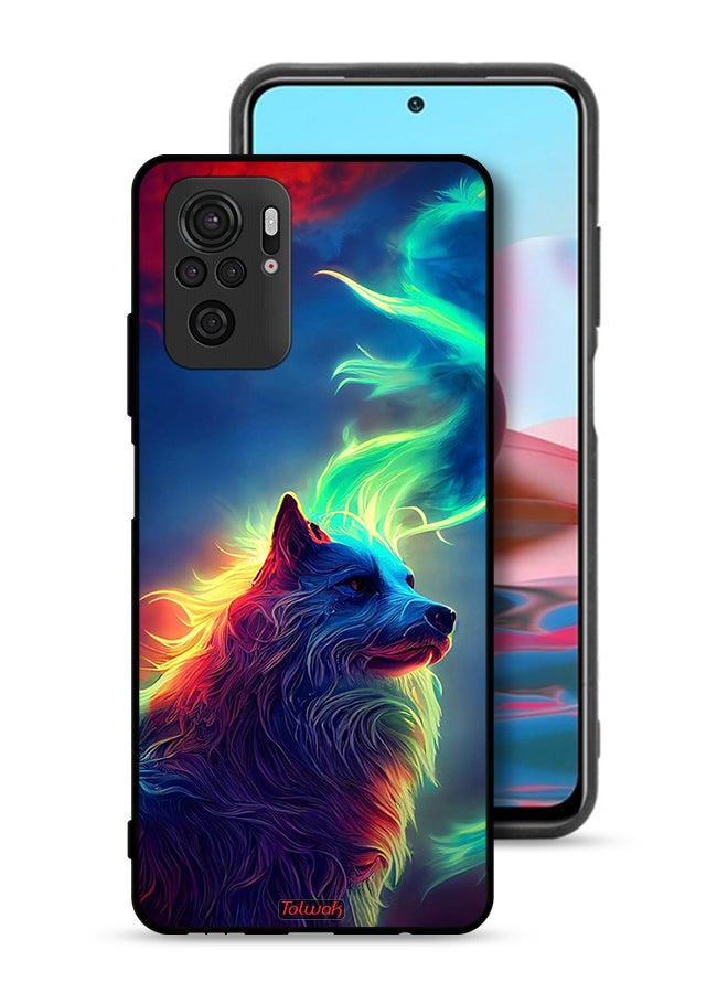 Tolwak Xiaomi Redmi Note 10 4G Protective Case Cover Wolf - Image 1