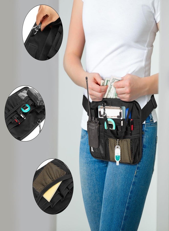 داميرو حقيبة خصر للخادم من داميرو، حقيبة نقود خصر للنادل، حقيبة مئزر تقديم للمطاعم مع حزام قابل للتعديل للمطاعم والفنادق والبار - Image 3