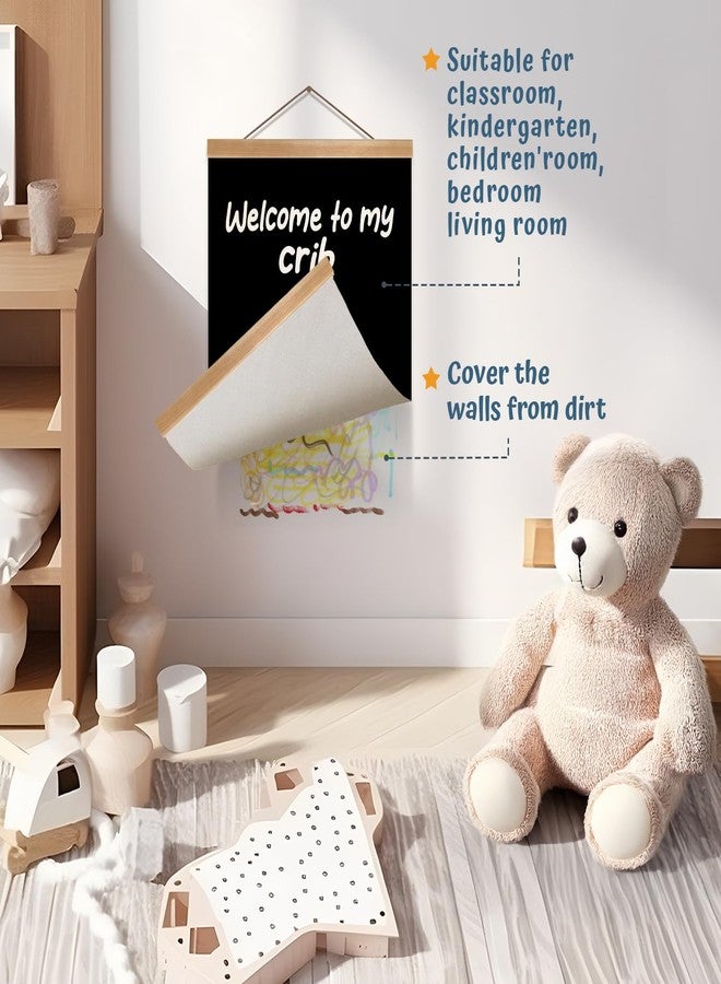 ZTGDA Welcome to My Crib Wall Art,Funny Duck Poster Durable Man Cave Wall Decor,Duck Canvas Hanging Sign for Entryway, Dorm Room, Nursery or Bedroom Decor (My crib goose) - Image 3