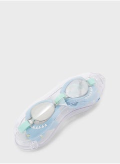 SUNNY LIFE Salty The Shark Mini Swim Goggles Aqua  - Image 4