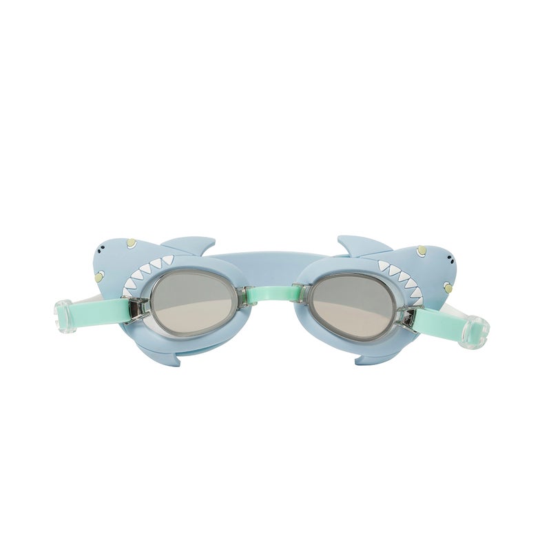 SUNNY LIFE Salty The Shark Mini Swim Goggles Aqua - Image 2