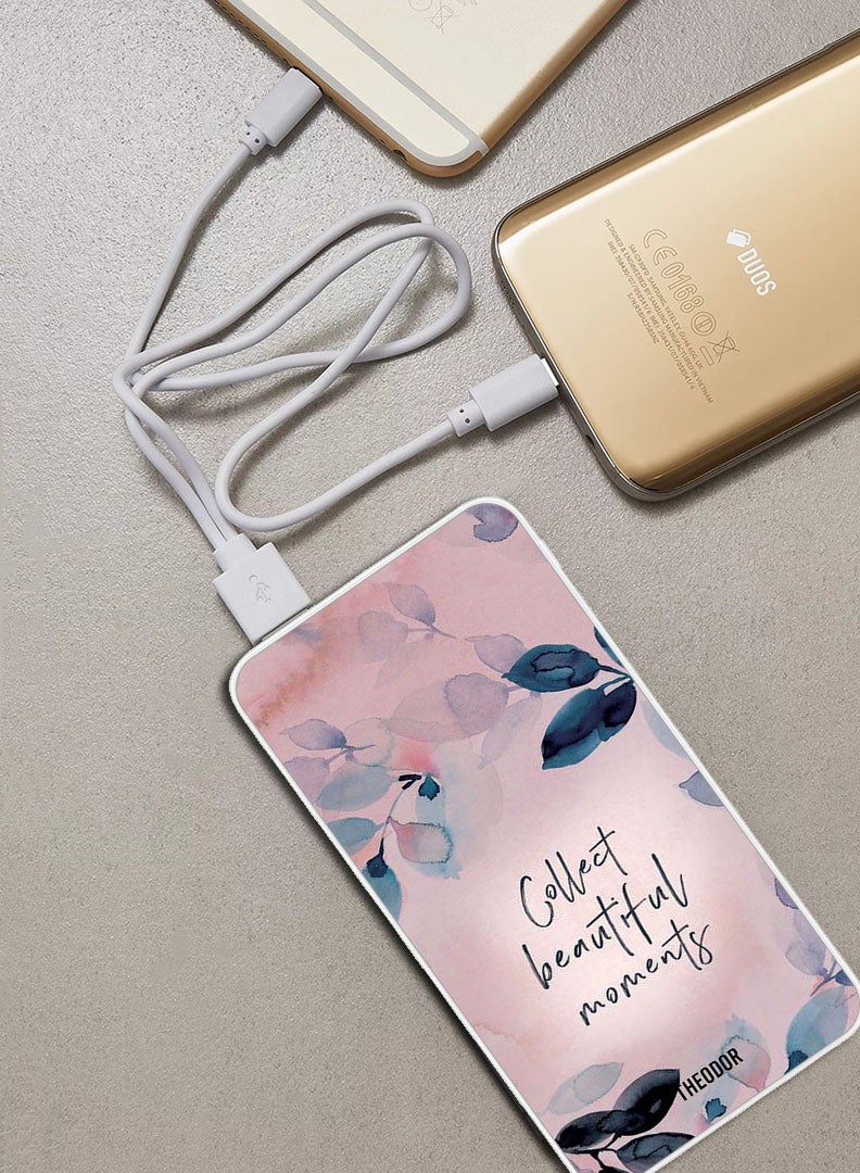 Theodor 10,000 mAh Super Fast Charging Ultra Compact Power Bank with Quick Charge & Power Delivery, Portable Charger For iPhone and Android Collect Beautiful Moments - Image 2