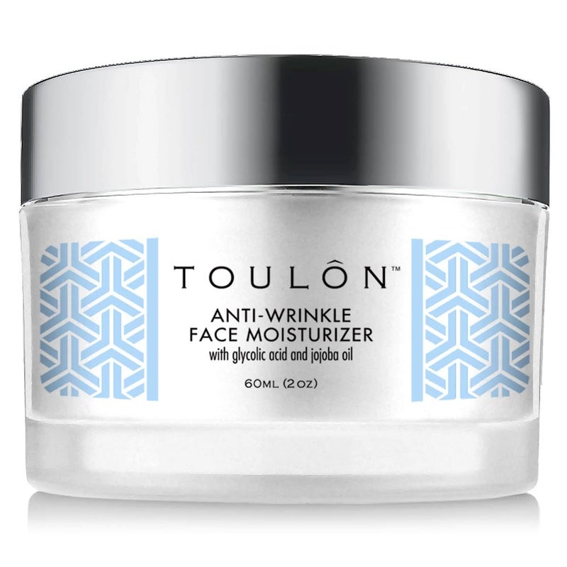 TOULON Glycolic Acid Cream 10% Face Moisturizer. Best Alpha Hydroxy Acid Products; Exfoliating, Anti-Aging Cream with AHA for All Skin Types; Natural Exfoliator for Day and Night - Image 1