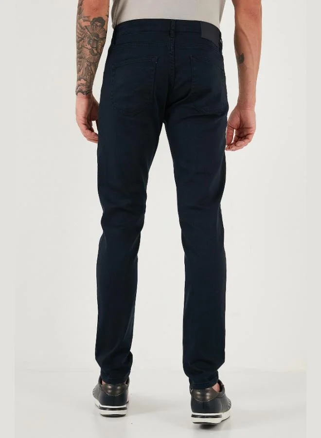 Buratti  Buratti Stretch Cotton Slim Fit Normal Waist Skinny Leg Jeans Men's JEANS 1115C24NAPOLI for Men | Best Price UAE