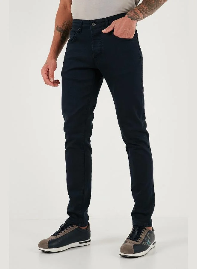 Buratti  Buratti Stretch Cotton Slim Fit Normal Waist Skinny Leg Jeans Men's JEANS 1115C24NAPOLI for Men | Best Price UAE
