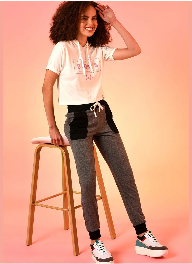Campus Sutra Elastic Waist Jogging Pant