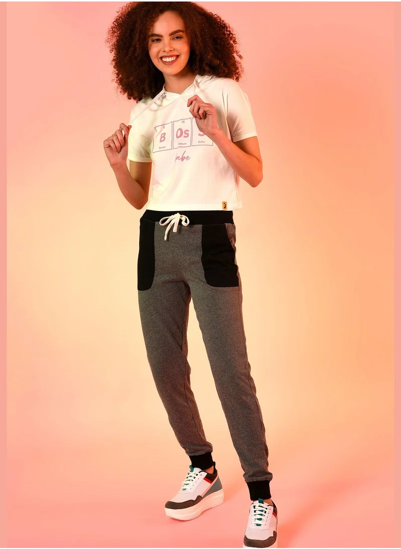 Campus Sutra Elastic Waist Jogging Pant