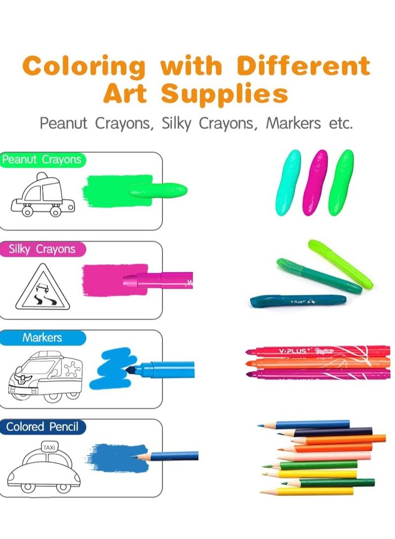 3M Roll of Drawing Paper, Coloring for Kids, Toddlers, DIY Cut and Stick for Girls and Boys (Random Design)  - Image 4