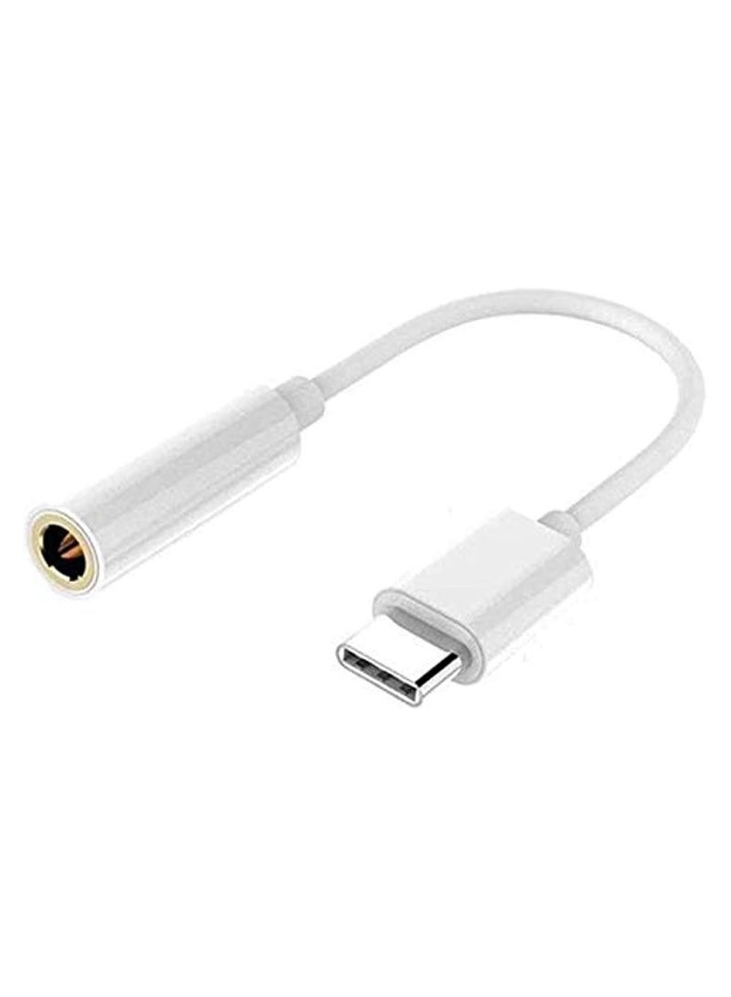 USB نوع C إلى 3.5 ملم أنثى سماعة رأس صوت جاك محول Aux Splitter Connector  - Image 1