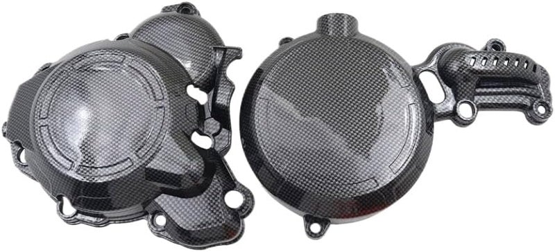 Carbon Fiber Engine Cover Clutch Guard Ignition Protector Water Pump Part For HENGJIAN HJMOTO Z300 HJZ300 Dirt Bike - Image 2