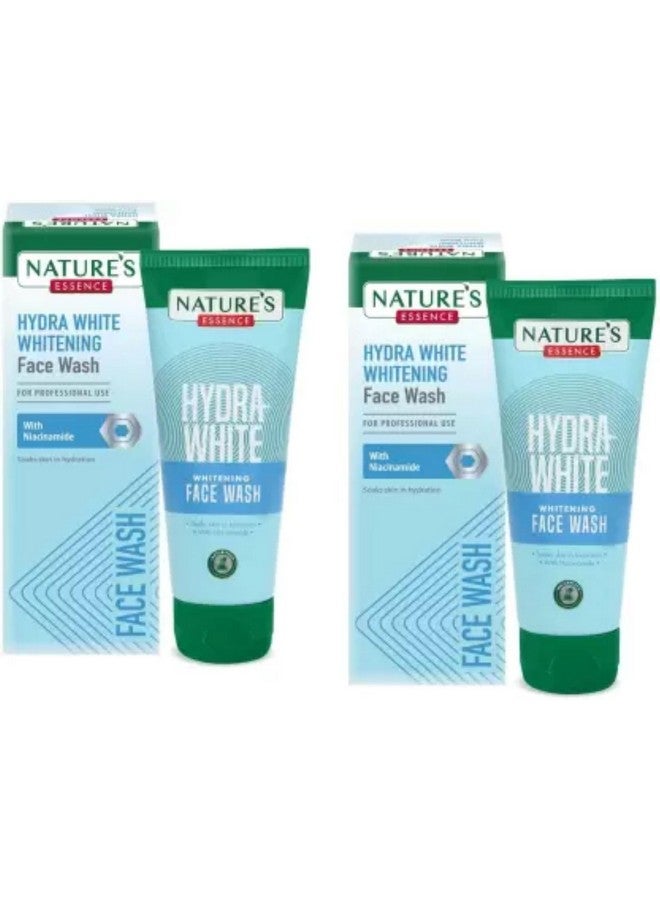 نيتشرز إيسنس غسول هيدرا وايت لتبييض الوجه 100 مل مع النياسيناميد، عبوة من قطعتين - Image 1