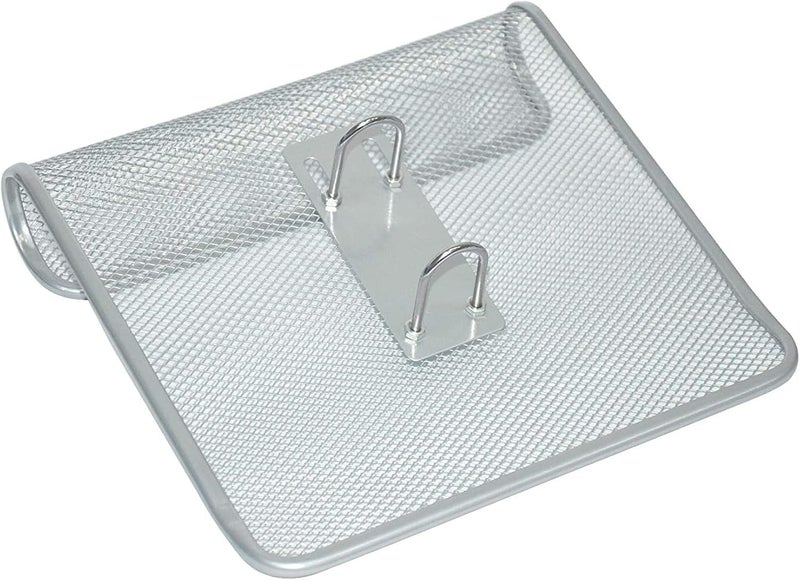 FIS FSDC01SL Wire Mesh Desk Calendar Stand, Silver - Image 1