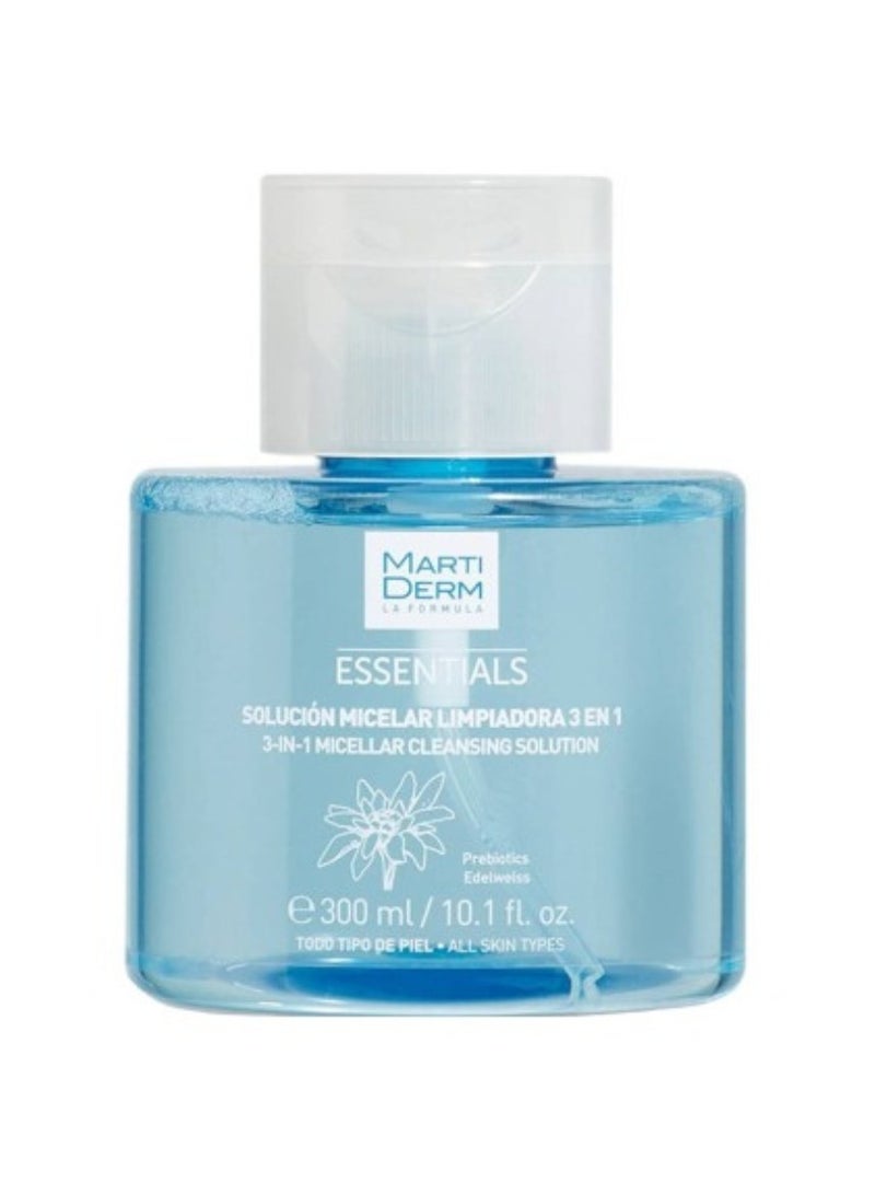 Martiderm Essentials 3-in-1 Micellar Cleansing Solution 300ml - Image 1