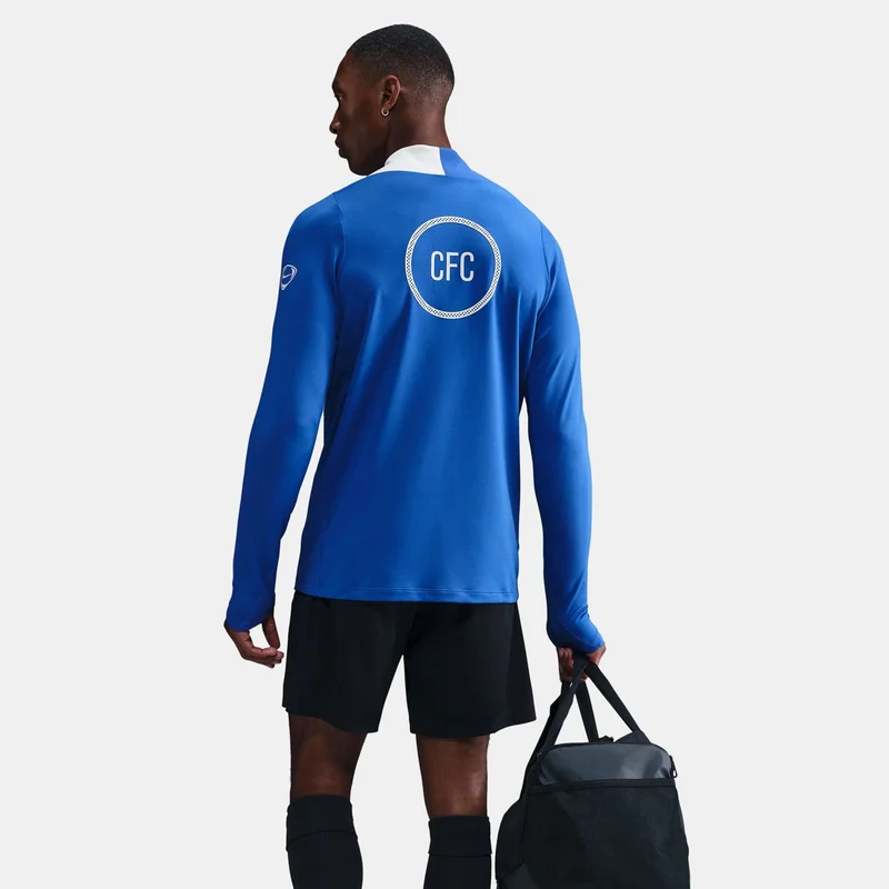 نايكي Men's Chelsea Strike Drill Third Total 90 Football Top