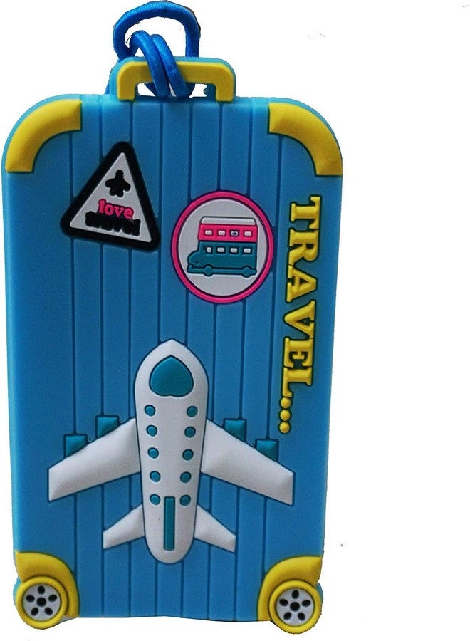 Jagmag® Luggage Tags, Airplane Pattern Luggage Tag Business Card Holder Travel Tag, Travel Luggage Baggage Identifier (1 pcs Random Design) - Image 3