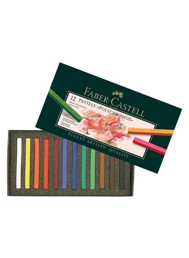 FABER-CASTELL Set Of 12 Pastel Color Sticks With Chroma - Image 1