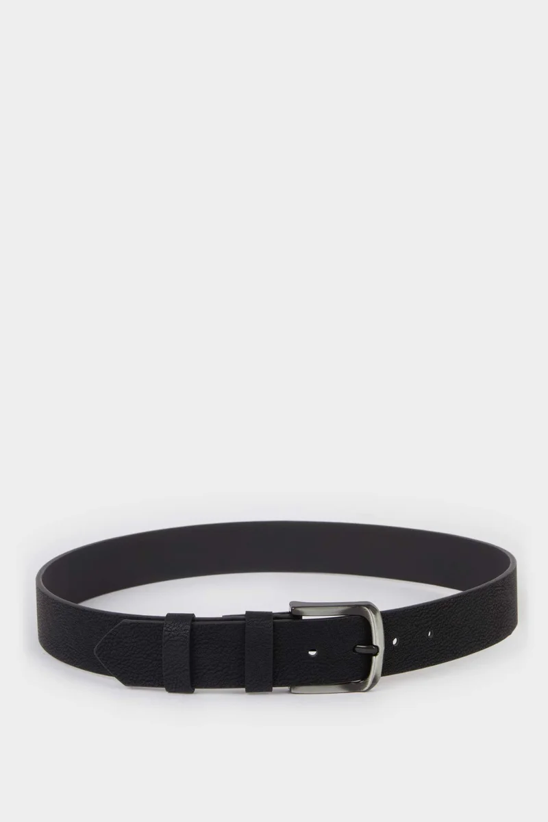 Defacto  Man Rectangle Clasp Faux Leather for Men | Best Price UAE
