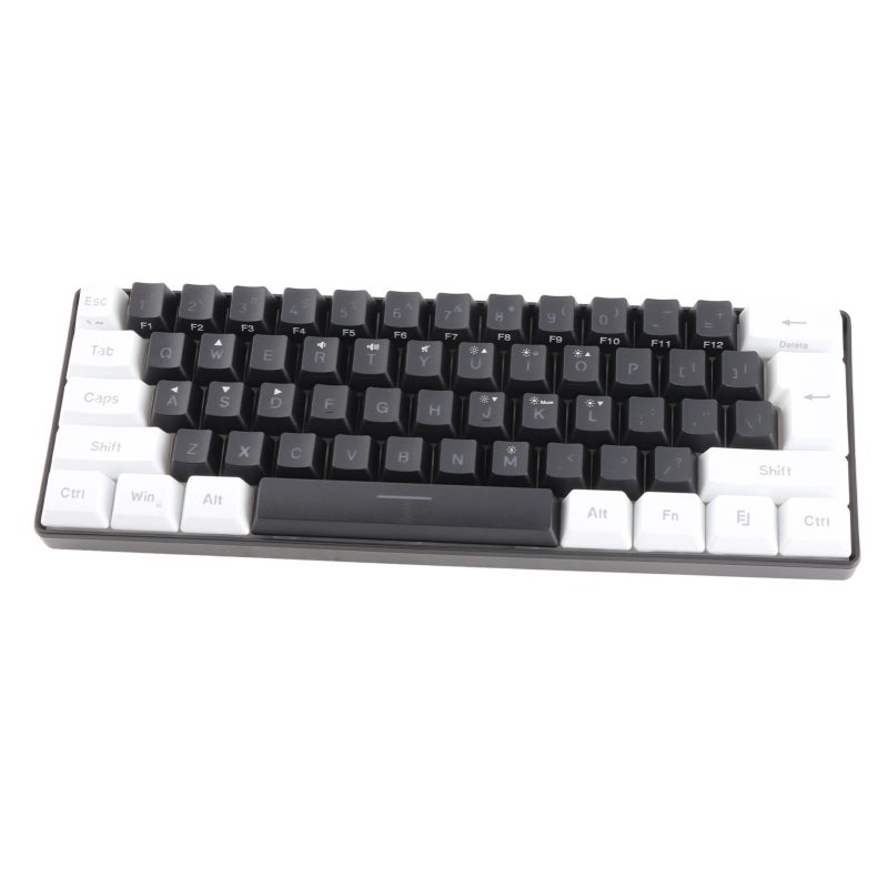 Mini RGB Keyboard 61 Keys Wired Gaming Keyboard - Multiple RGB Modes Mechanical Feeling Ergonomic Keyboard for Gamers - Image 5