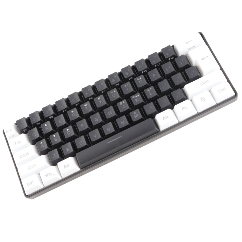 Mini RGB Keyboard 61 Keys Wired Gaming Keyboard - Multiple RGB Modes Mechanical Feeling Ergonomic Keyboard for Gamers - Image 4