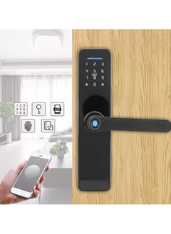 Piccasio Smart Door Lock, Fingerprint Keyless Entry, Biometric Digital Ring Touch Screen, Electronic Lock With Keypad for Home, Free APP, NFC Card, Works With Tuya App  - Image 2