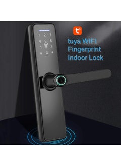 Piccasio Smart Door Lock, Fingerprint Keyless Entry, Biometric Digital Ring Touch Screen, Electronic Lock With Keypad for Home, Free APP, NFC Card, Works With Tuya App  - Image 4