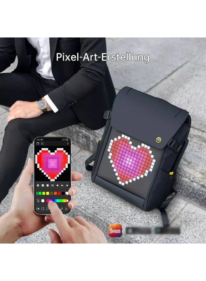 Divoom Backpack-M | Large-capacity Pixel Art Backpack - Image 4