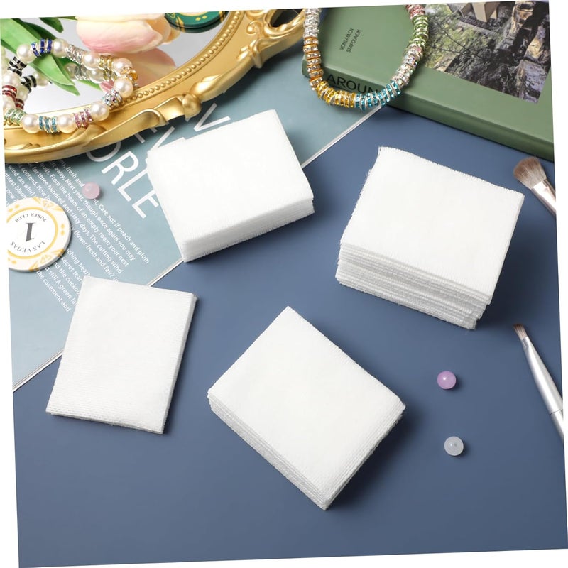 Facial Cotton Pads 2 Pack 200 Sheets/Box Soft Stretchable Makeup Remover Toner Moisturizing Facial Makeup Cotton Rounds - Image 2