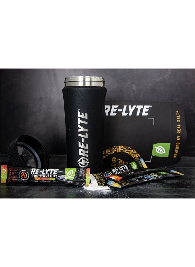 Redmond - REDMOND Re-Lyte Pre-Workout Drink Mix, Sampler Pack, 4 Sticks - Image 1