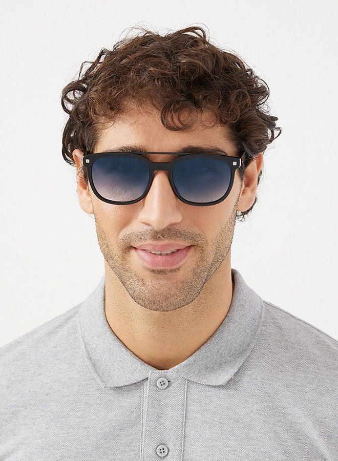 30Sundays M.V.P.,Men Sunglasses, Aviator Sunglasses, UV Protection: UV400 (Black,Blue) - Image 4