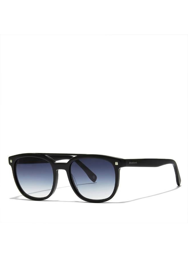 30Sundays M.V.P.,Men Sunglasses, Aviator Sunglasses, UV Protection: UV400 (Black,Blue) - Image 1